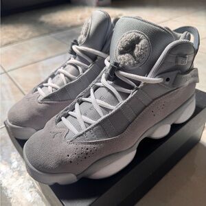 Jordan Kids Sneakers - Gray and White